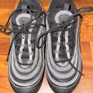 Nike Black and Gray Men's Shoes